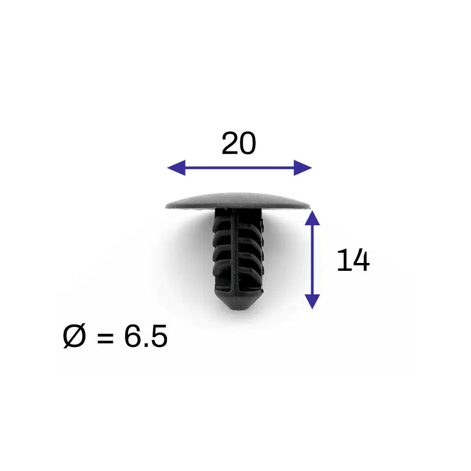 Dacia Duster İzalatör Ve Defletör Klipsi 10 Adet 7703077117 Dacia Duster İzalatör Ve Defletör Klipsi 10 Adet 7703077117