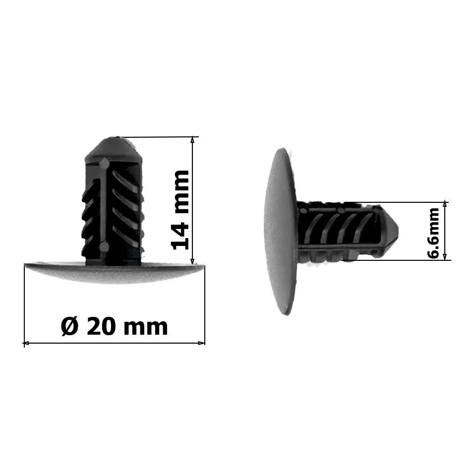 Dacia Duster İzalatör Ve Defletör Klipsi 10 Adet 7703077117 Dacia Duster İzalatör Ve Defletör Klipsi 10 Adet 7703077117