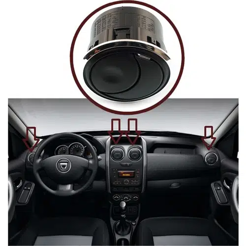 Duster/Logan/Sandero/Master 3 Havalandırma Difizörü Krom 8200212480K Duster/Logan/Sandero/Master 3 Havalandırma Difizörü Krom 8200212480K