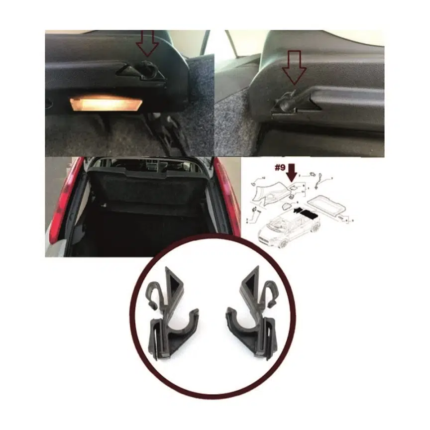 Fiat Stilo Bagaj Perde Klipsi Sol 71719953 Fiat Stilo Bagaj Perde Klipsi Sol 71719953